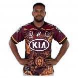 Camiseta Brisbane Broncos Rugby 2021 Indigena