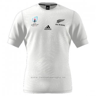 Camiseta Nueva Zelandia All Black Rugby RWC 2019 Segunda