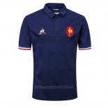 Camiseta Polo Francia Rugby 2018-2019 Azul