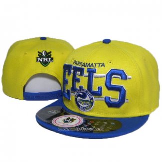 NRL Snapback Gorra Parramatta Eels Amarillo