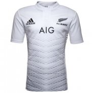 WH Camiseta Nueva Zelandia All Blacks Rugby 2016 Segunda