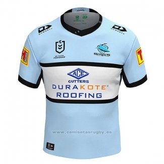 Camiseta Cronulla Sutherland Sharks Rugby 2020 Local