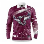 Camiseta NRL Manly Warringah Sea Eagles Rugby 2022 Fish Finder