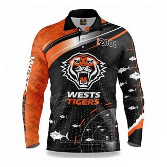Camiseta NRL Wests Tigers Rugby 2022 Fish Finder