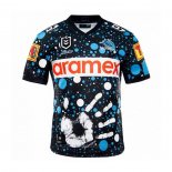 Camiseta Cronulla Sutherland Sharks Rugby 2021 Indigena