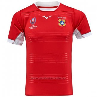 Camiseta Tonga Rugby RWC 2019 Rojo