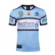 WH Camiseta Cronulla Sharks Rugby 2016 Local