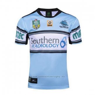 WH Camiseta Cronulla Sharks Rugby 2016 Local