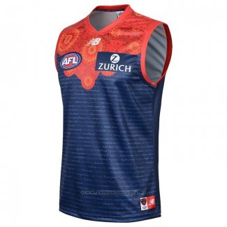 Camiseta Melbourne Demons AFL 2020-2021 Indigena