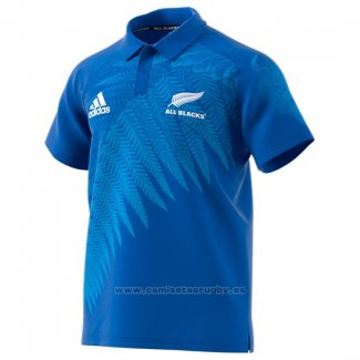 Camiseta Nueva Zelandia All Black Rugby RWC 2019 Azul