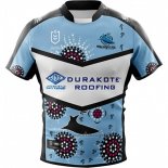 WH Camiseta Cronulla Sutherland Sharks Rugby 2019 Indigena