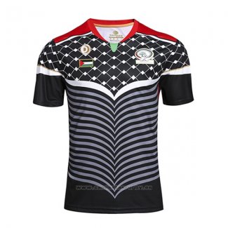 WH Camiseta Palestina Rugby 2017 Negro