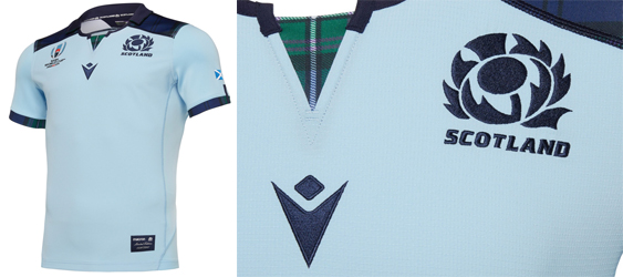 camiseta rugby Escocia 2019