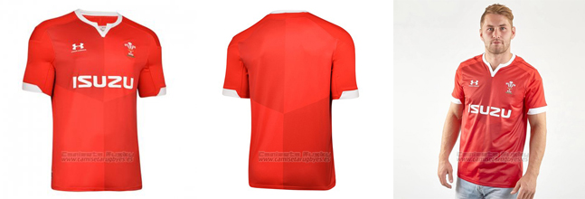 camiseta rugby Gales