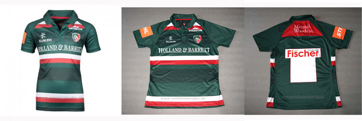 Camiseta Leicester Tigers Rugby 2018 Entrenamiento - camisetasrugby.es