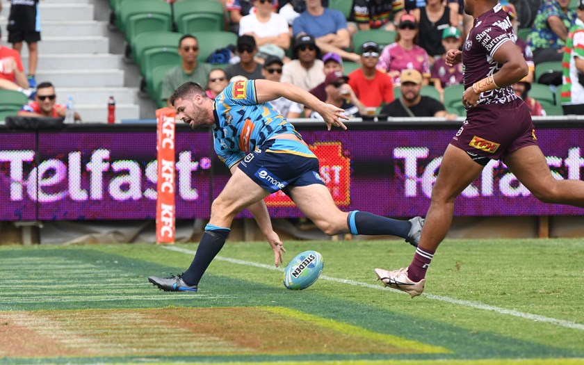 Camiseta Gold Coast Titans 9s Rugby 2020 Azul - camisetasrugby.es