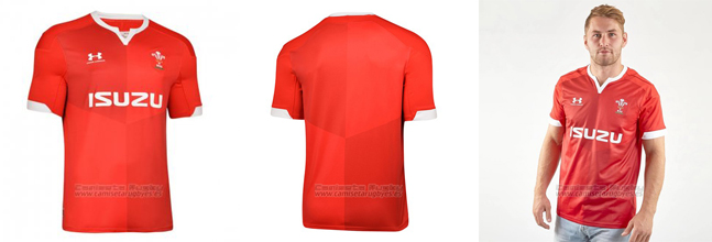 Camiseta Gales Rugby 2019-2020 Local - camisetasrugby.es