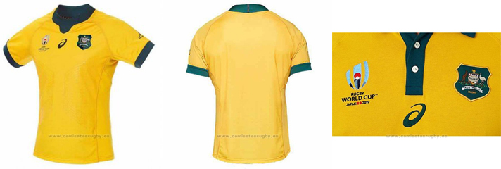 Camiseta Australia Rugby RWC 2019 Local - camisetasrugby.es