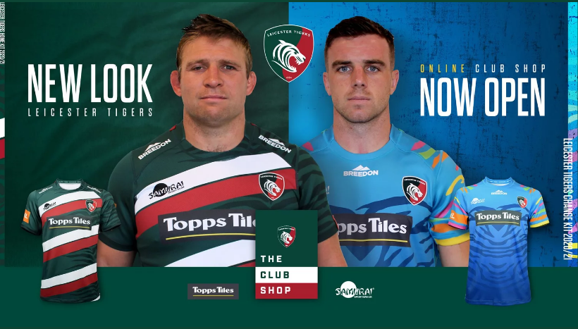 camiseta rugby Leicester Tigers